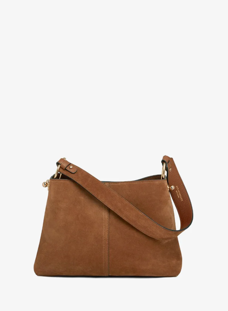 Strathberry Lana Hobo Bag in Suede Finish